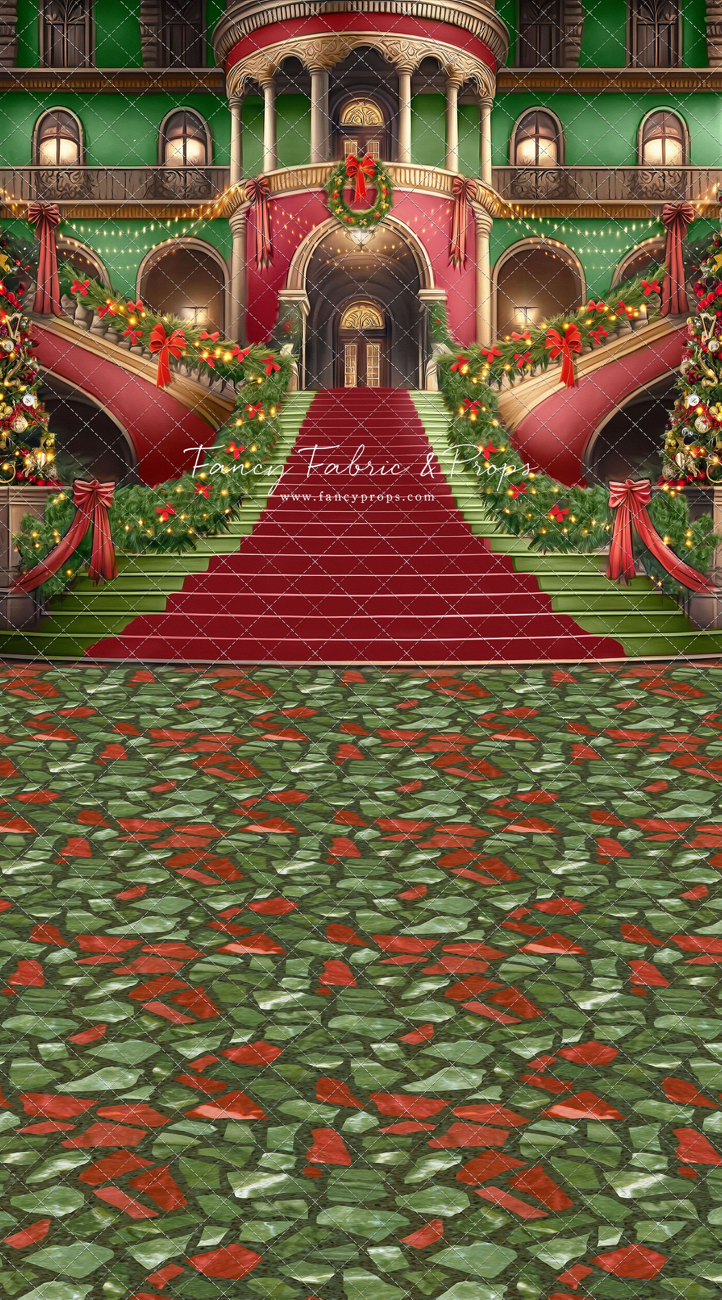 Merry Mansion- Multi Color Rug - with Sweep Option