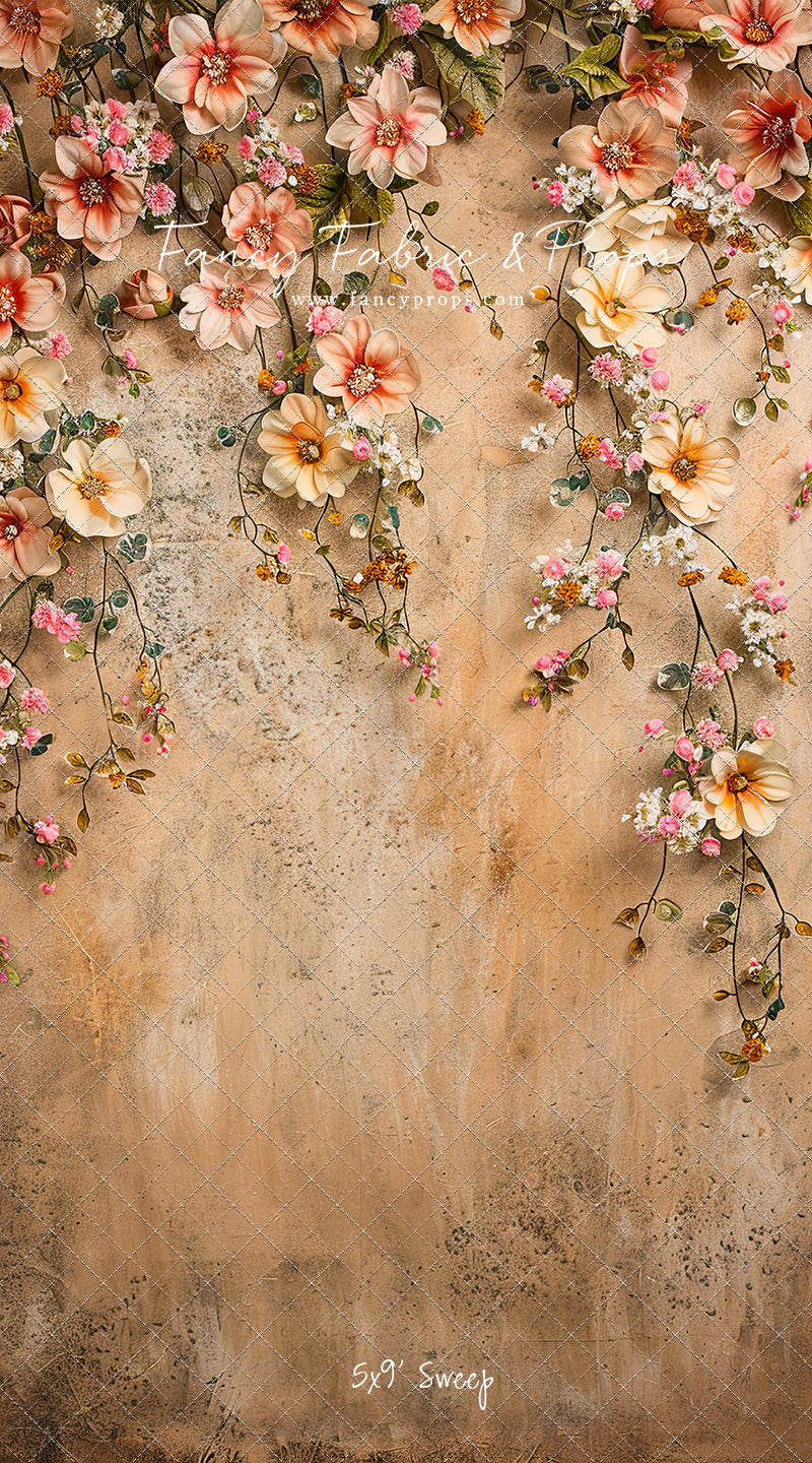 Painted Floral Peach