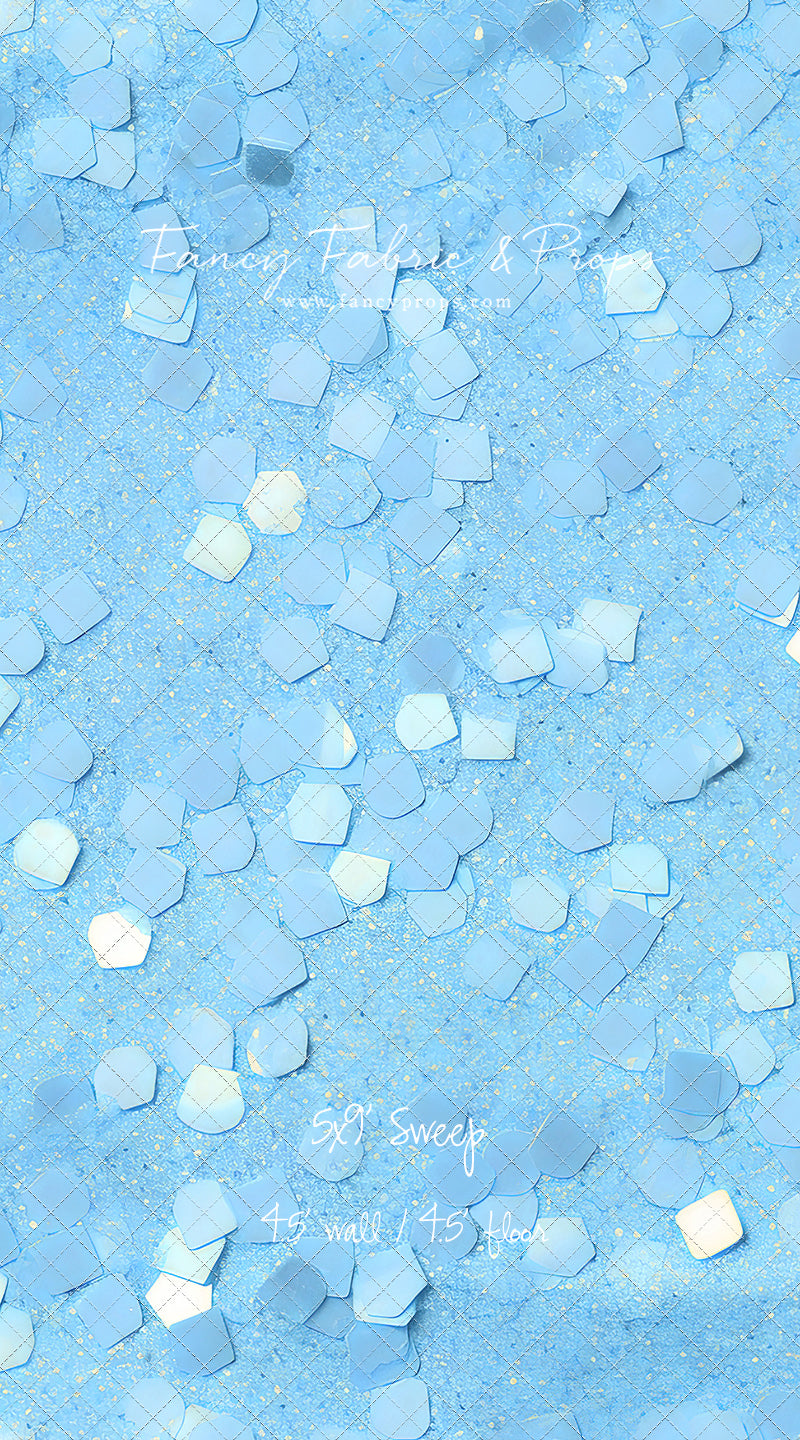 Power Blue Confetti