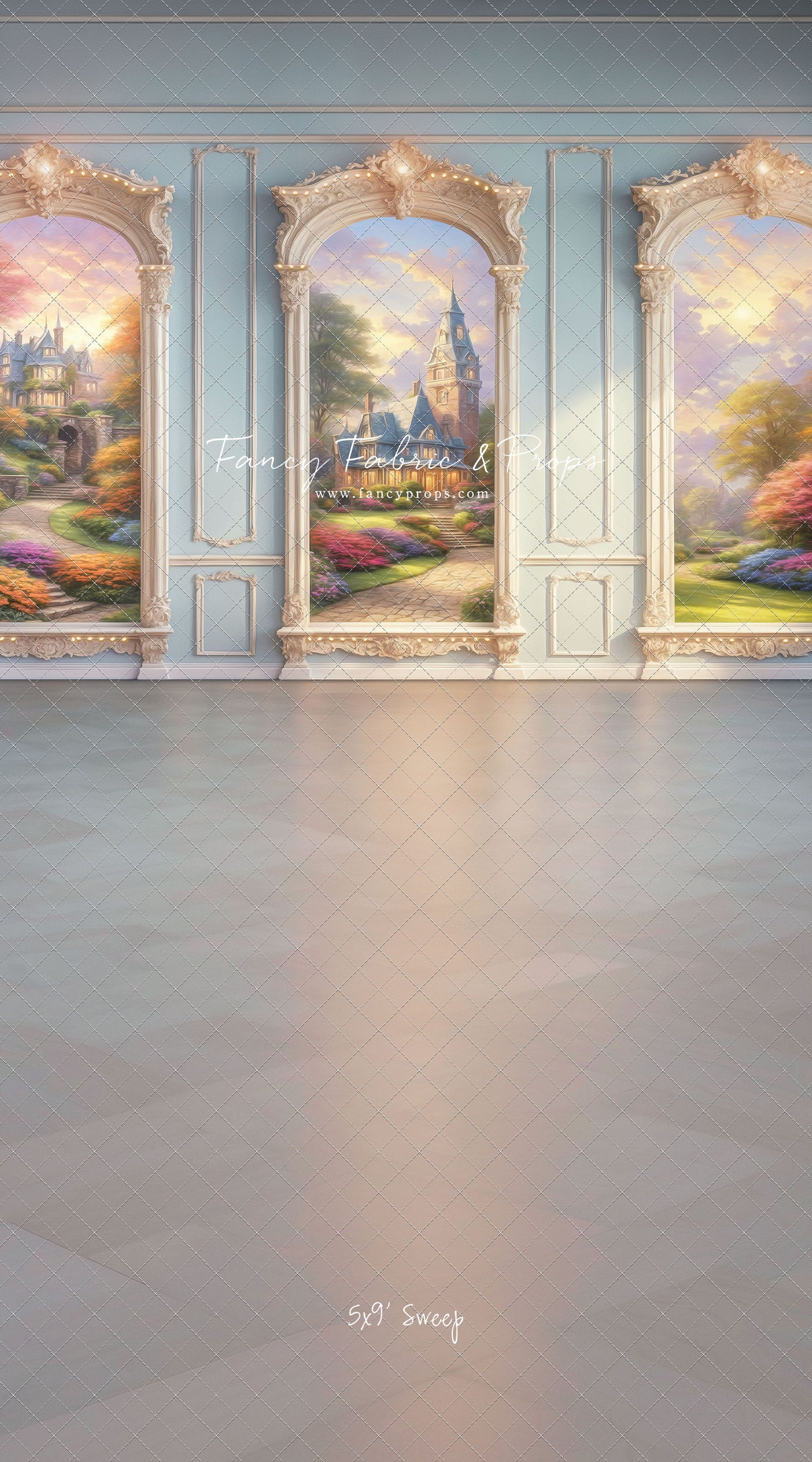 Royal Victorian Wainscoting Wall - With Sweep Option