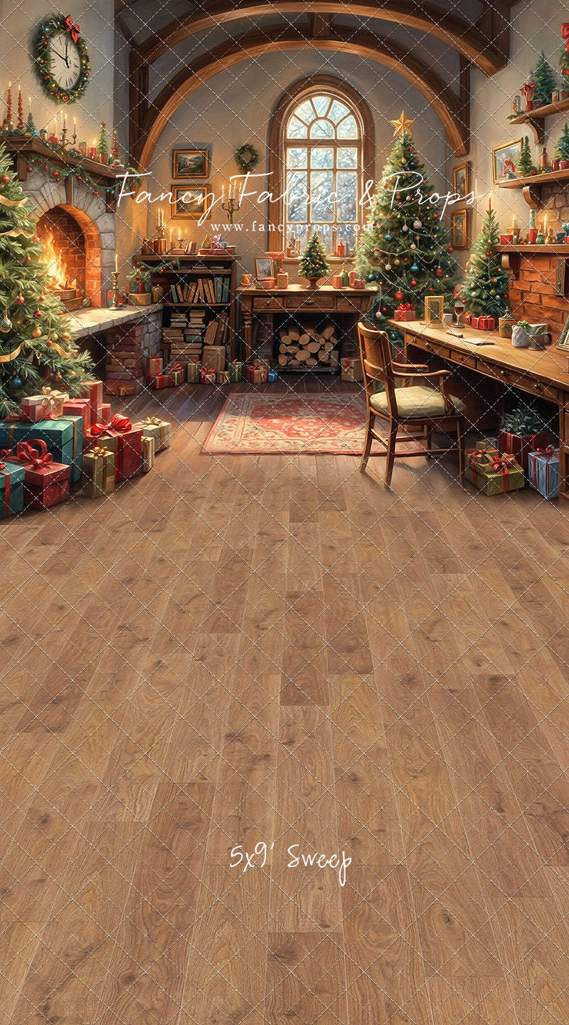 Santa's Winter Cabin - with Sweep Option