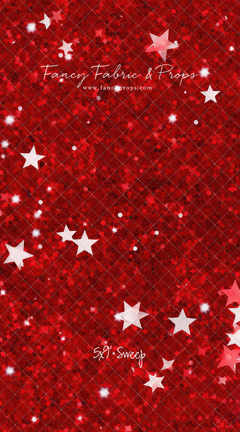 Starry Red Sparkle