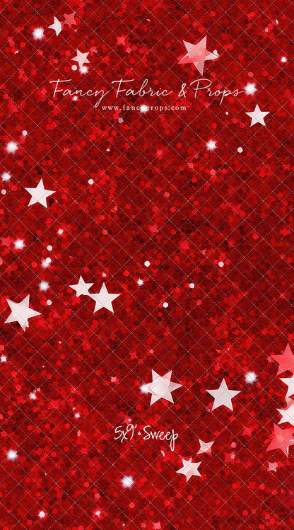 Starry Red Sparkle