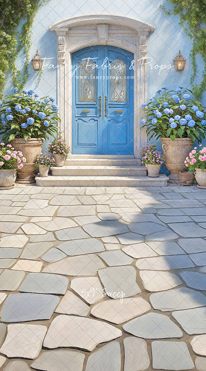 Summertime Patio - Blue Door - With Sweep Option