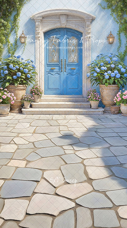 Summertime Patio - Blue Door - With Sweep Option