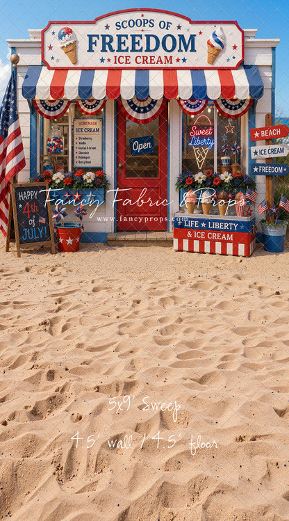 Sweet Liberty Ice Cream - With Sweep Option