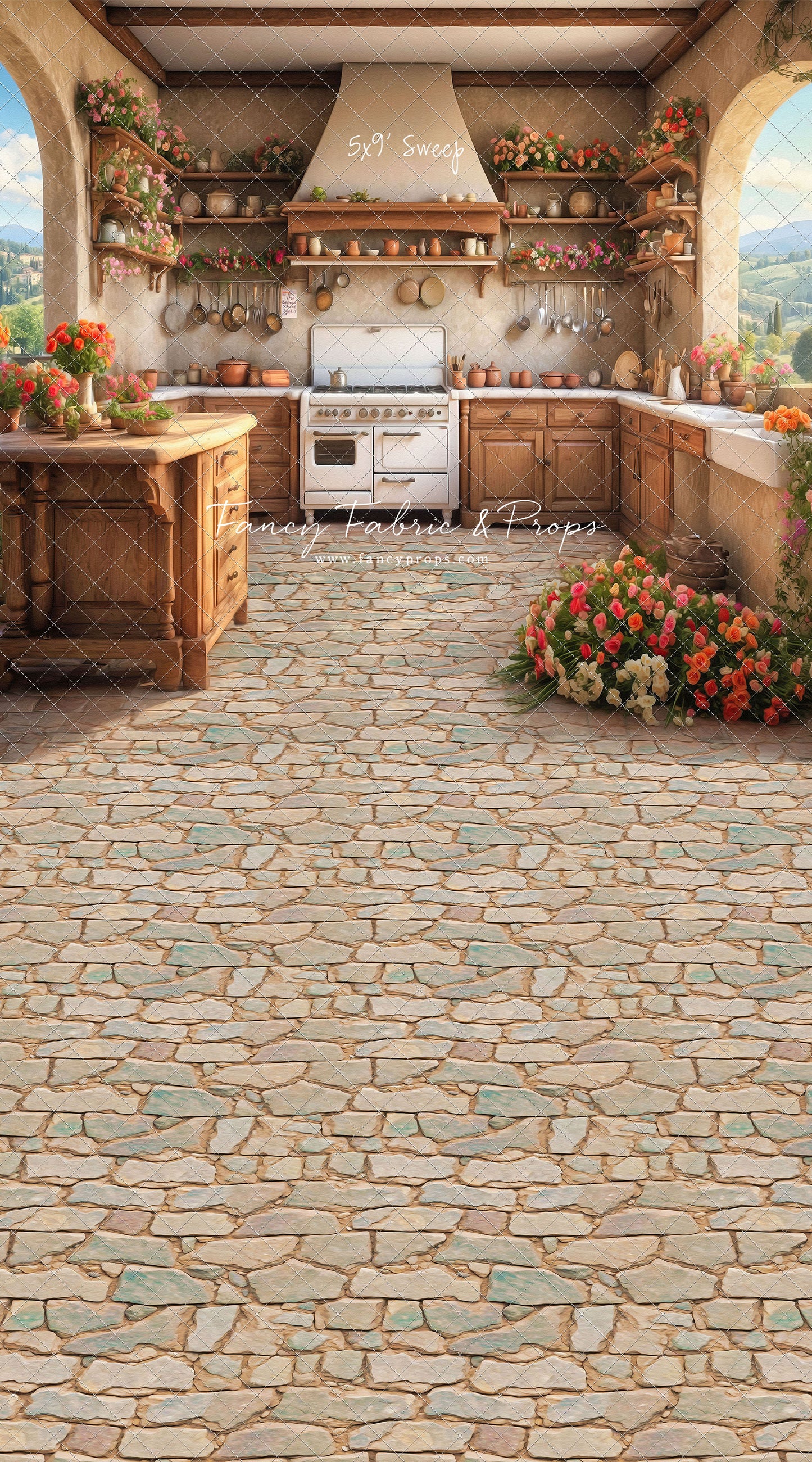 Tuscan Kitchen- With Sweep Option