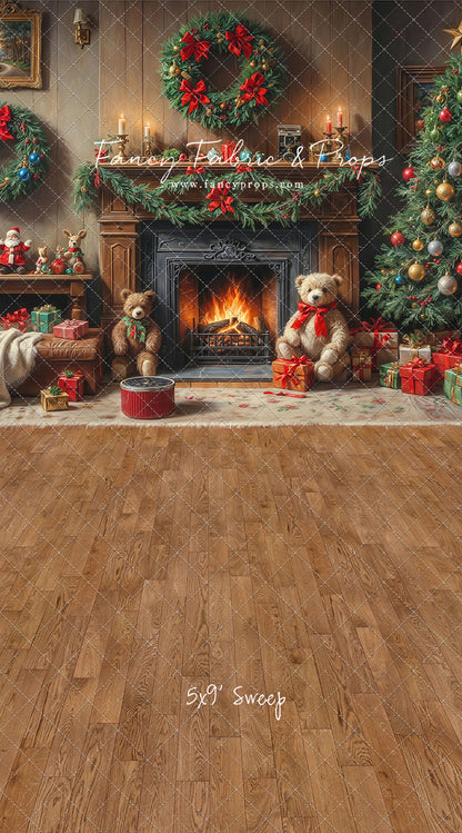Warm Christmas Corner - With Sweep Option