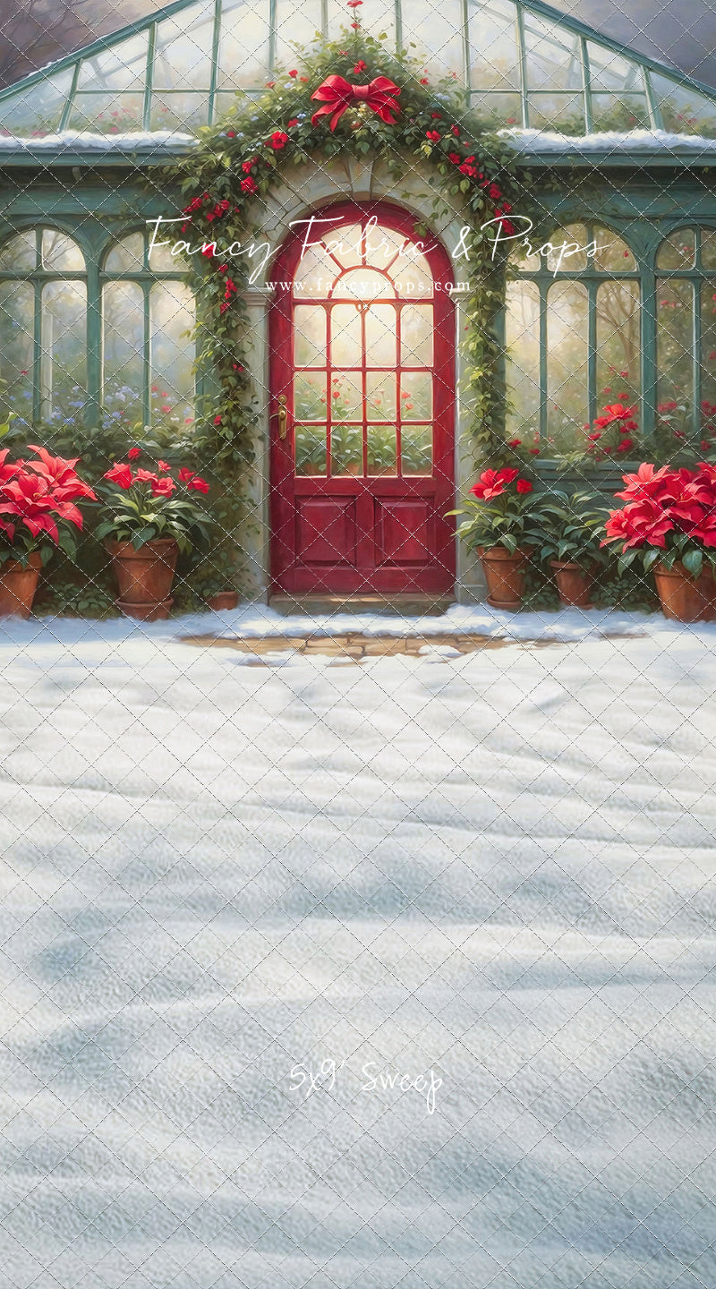 Whimsical Winter Greenhouse - With Sweep Option