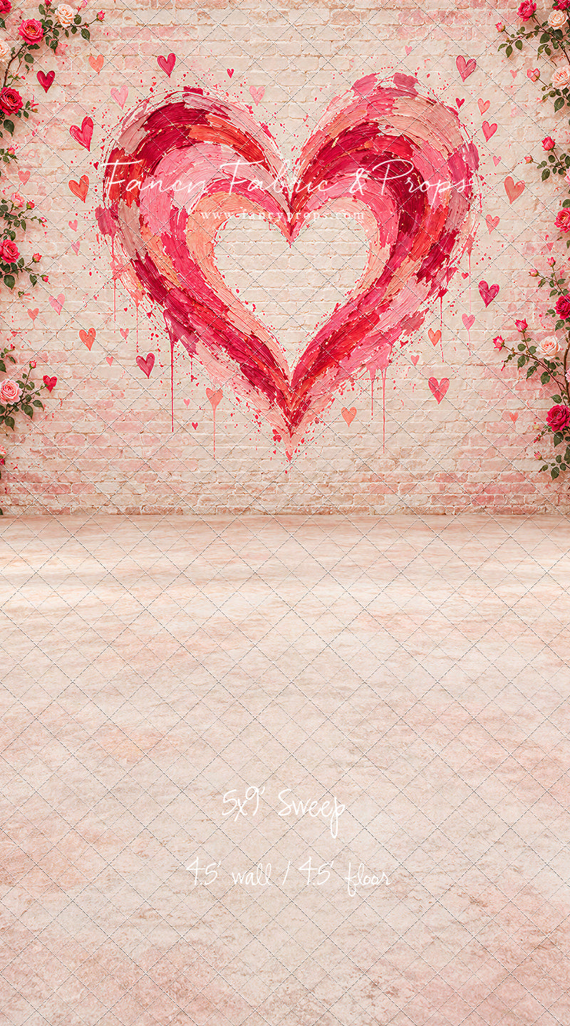 Brushstrokes of Love - With Sweep Option