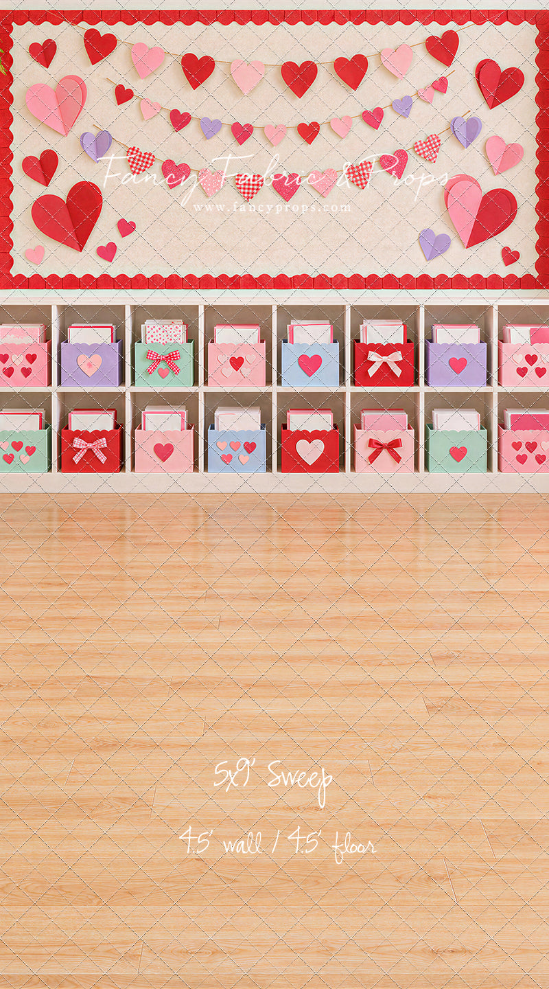 Cheerful Valentine Classroom - With Sweep Option