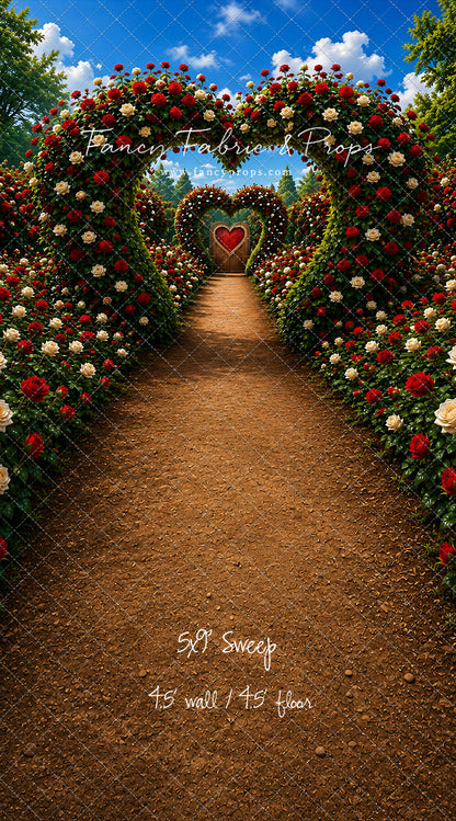 Heart Shaped Garden - With Sweep Option