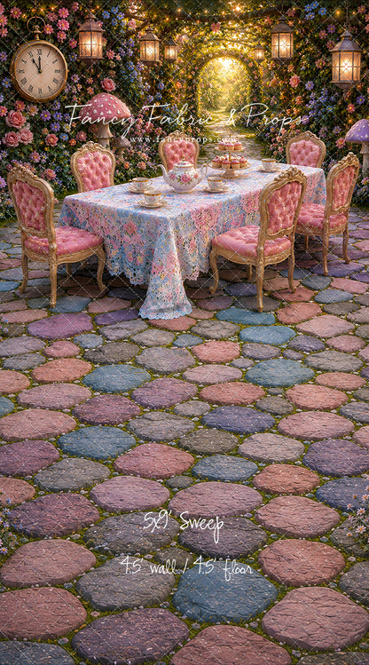 Pastel Tea Party - With Sweep Option