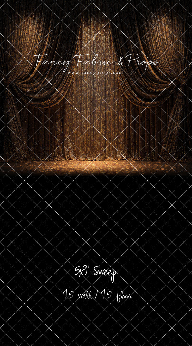 Amber Shimmer Stage - With Sweep Option