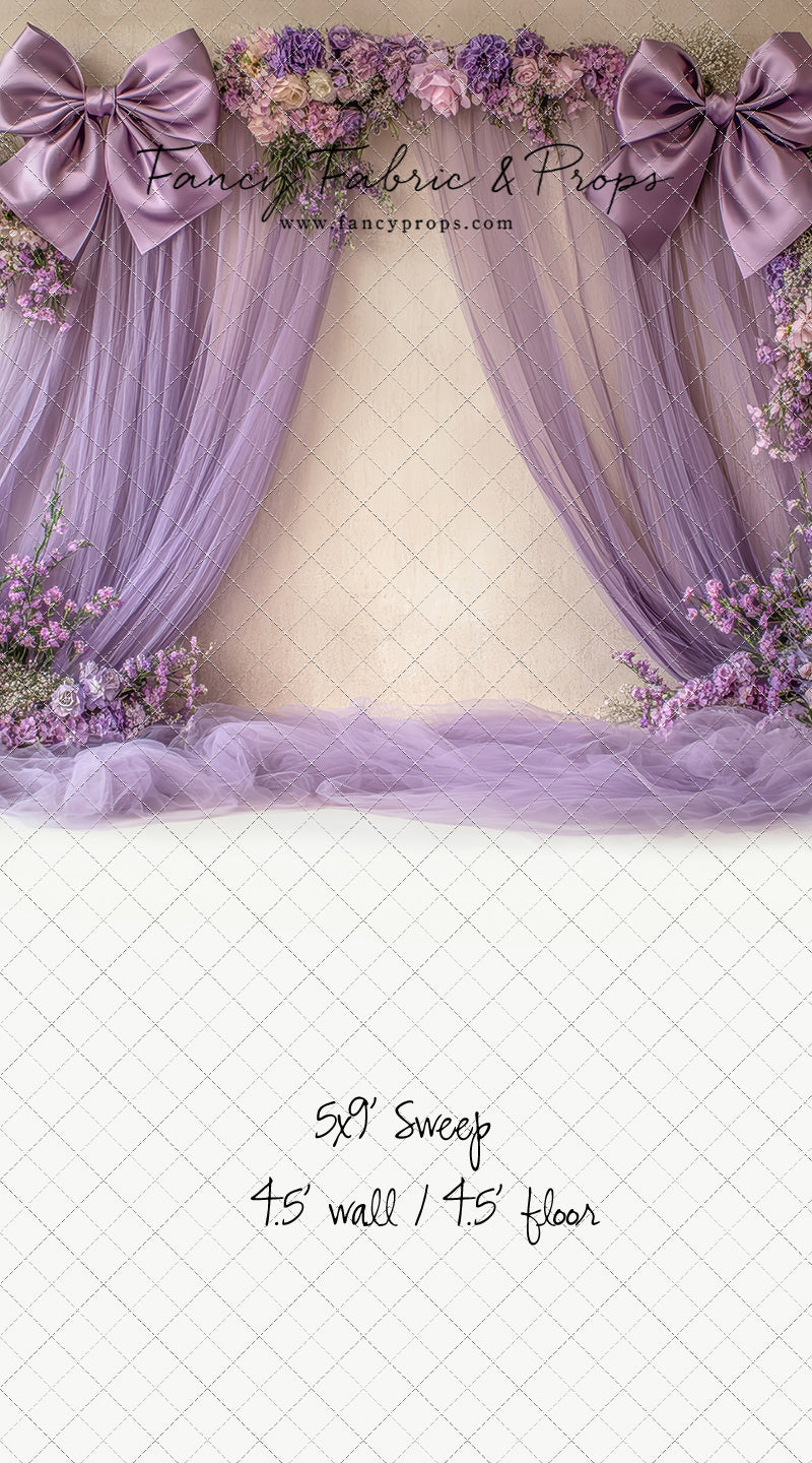 Amethyst Bow Blooms - With Sweep Option