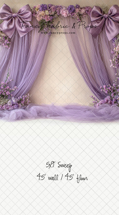 Amethyst Bow Blooms - With Sweep Option