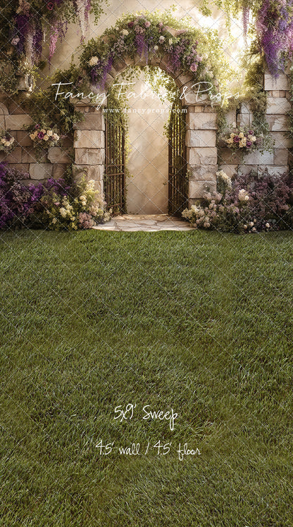 Amethyst Garden Gate - With Sweep Option