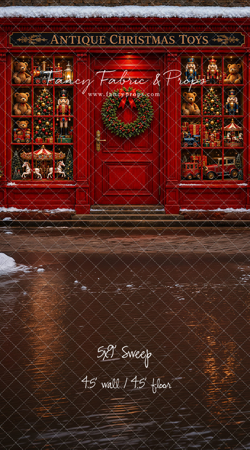 Antique Christmas Toy Store - with Sweep Option