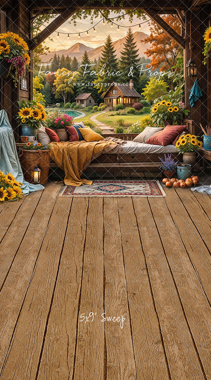Autumn Sunflower Hideaway - With Sweep Option