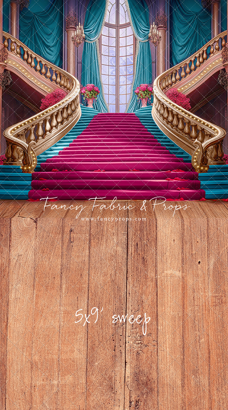 Ballroom Royal Staircase - Cyan - With Sweep Option