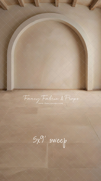 Beige Elegant Arch - Tile Floor - With Sweep Option