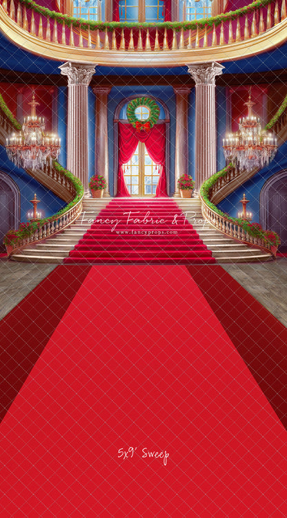 Belle's Royal Staircase - Red Carpet - With Sweep Option