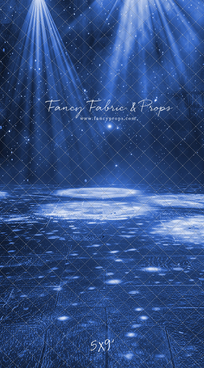 Blue Stage Lights - Sweep Sizes Only