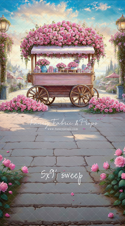 Blushing Bloom Cart - With Sweep Option