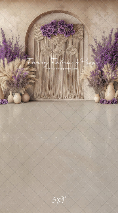 Bohemian Lavender Rose - With Sweep Option