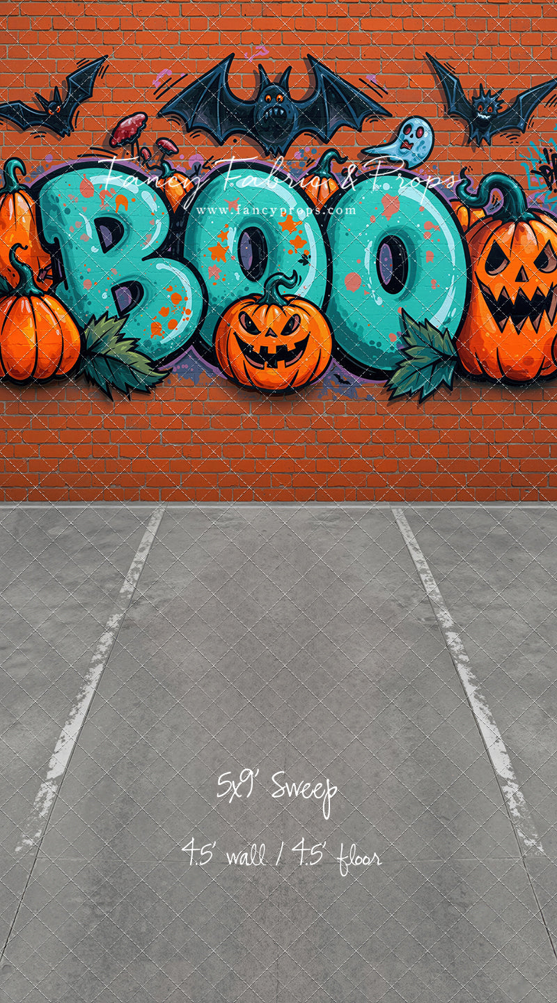 Boo Crew Graffiti Wall - With Sweep Option