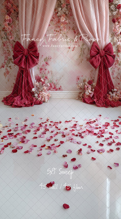 Bowtied Valentine - With Sweep Option