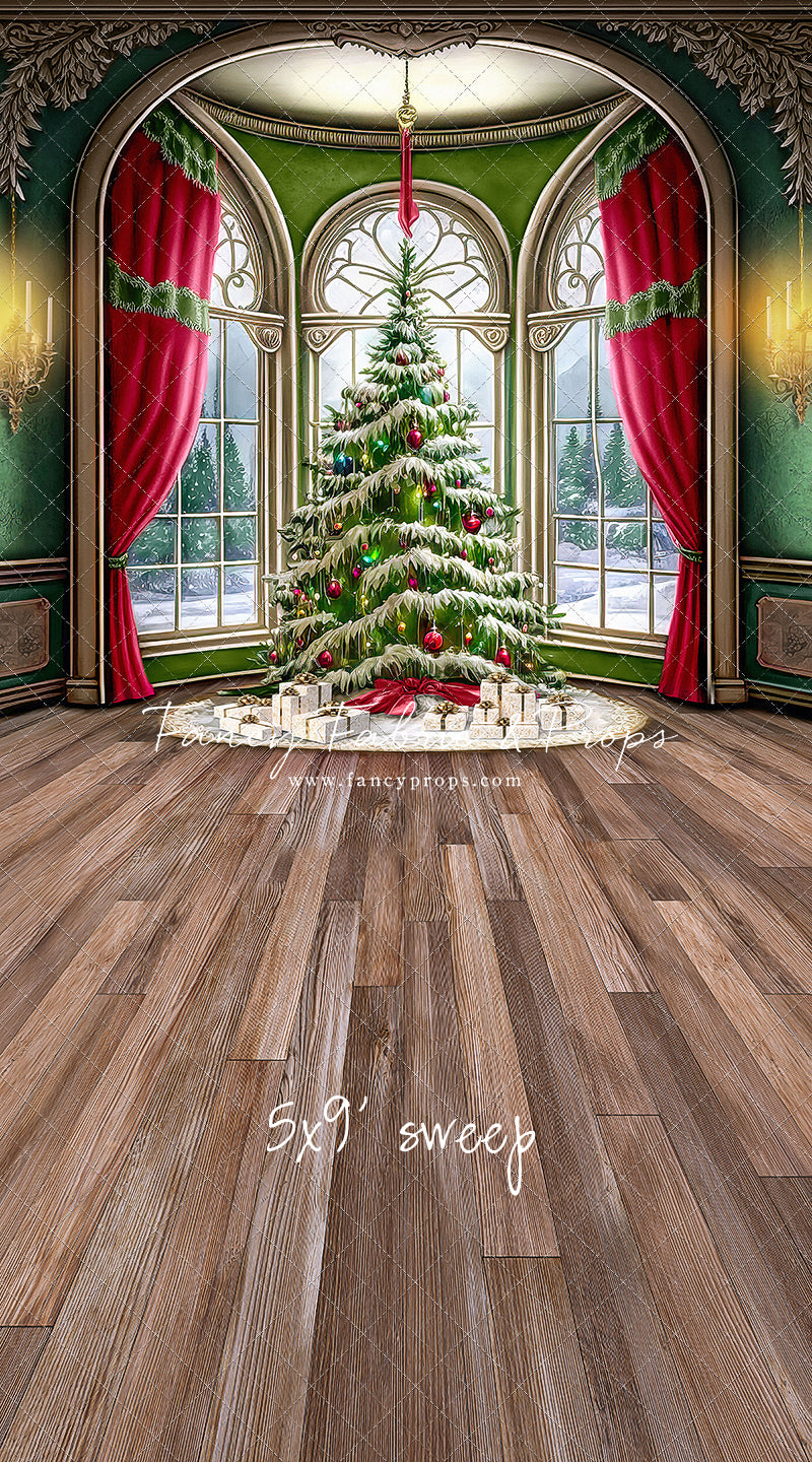 Cathedral Christmas - Wood Floor Option - with Sweep Option