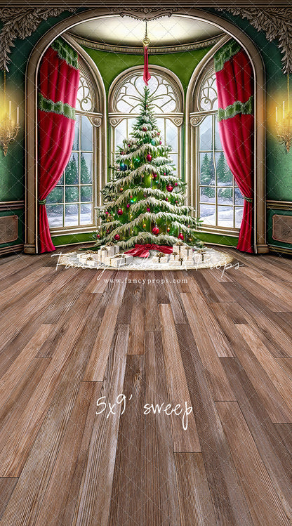 Cathedral Christmas - Wood Floor Option - with Sweep Option