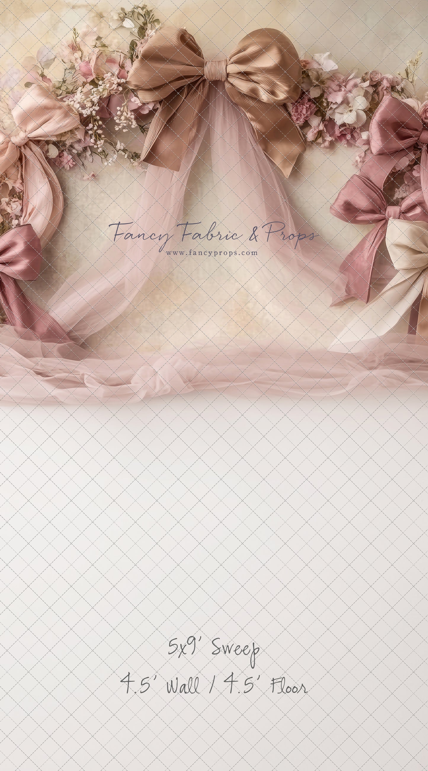 Champagne Rose Whimsy - With Sweep Option