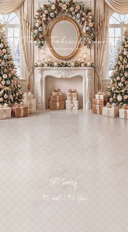 Christmas Beige Beauty - with Sweep Option