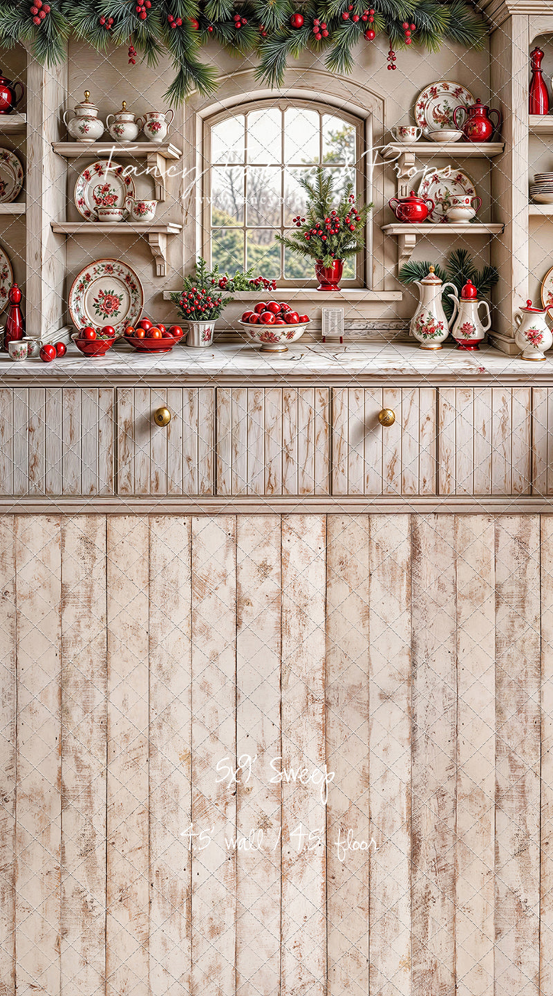 Christmas China Cabinet - With Sweep Option