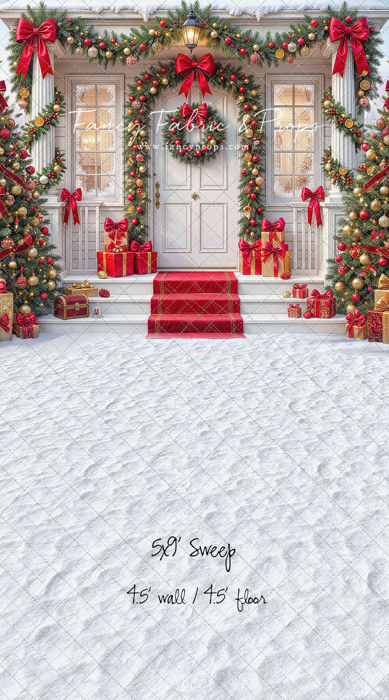 Christmas Front Porch Classic - With Sweep Option