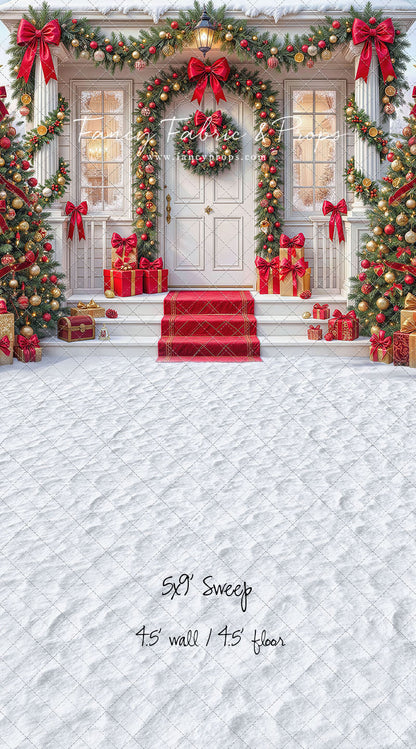 Christmas Front Porch Classic - With Sweep Option