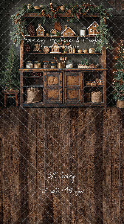 Christmas Kitchen Charm - With Sweep Option