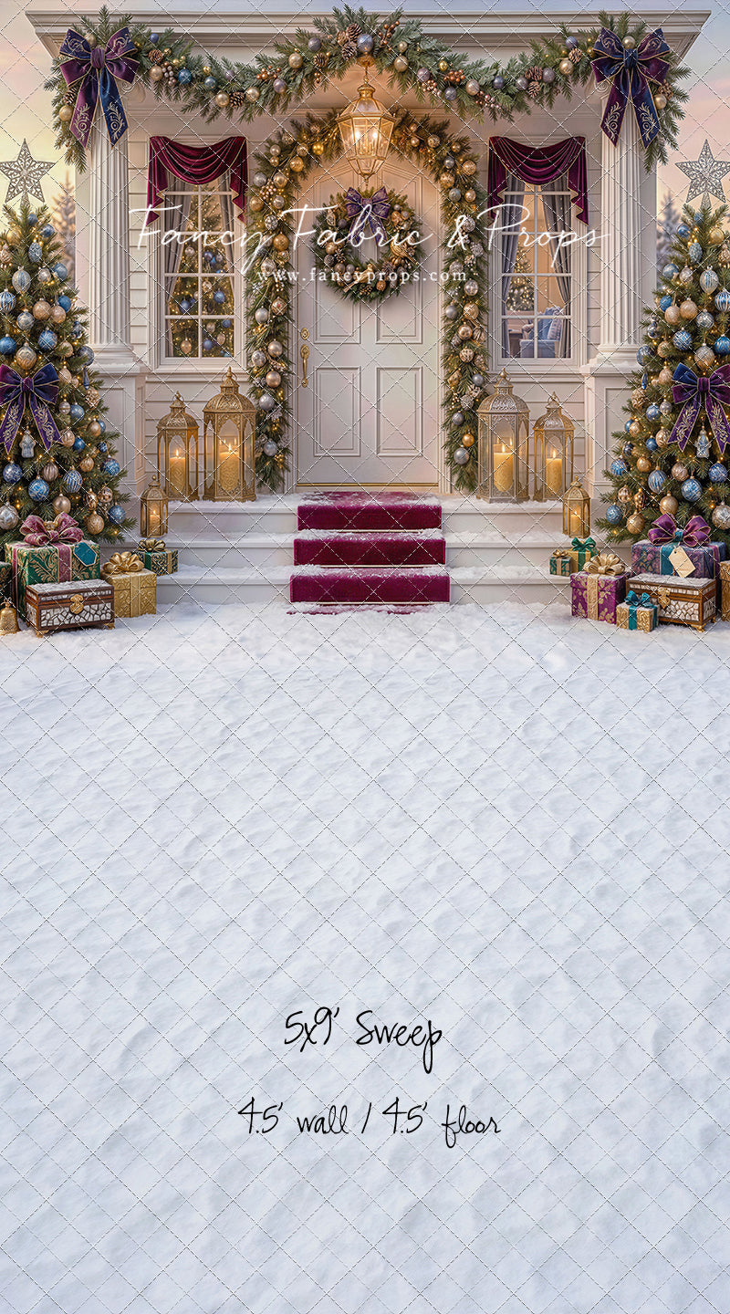 Christmas Plum Home - With Sweep Option