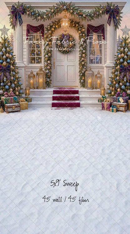 Christmas Plum Home - With Sweep Option