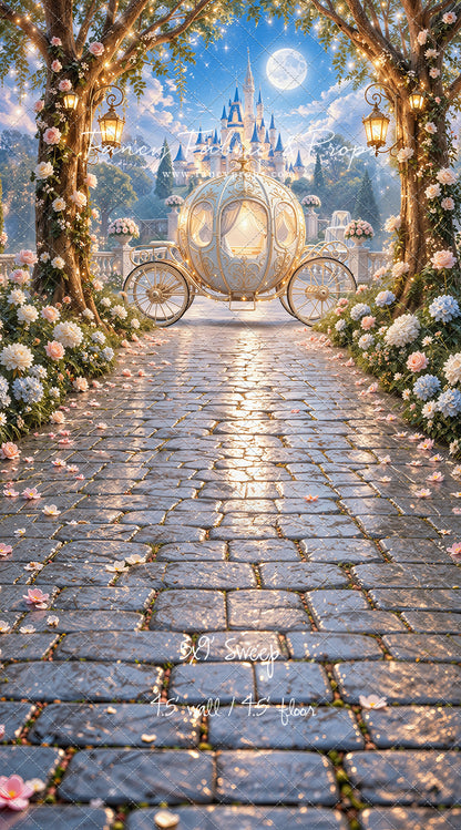 Cinderella's Carriage Castle - With Sweep Option