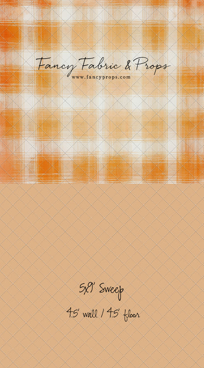 Citrus Tartan- With Sweep Option