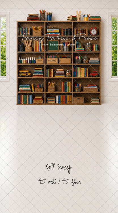 Classic Classroom Bookshelf - With Sweep Option