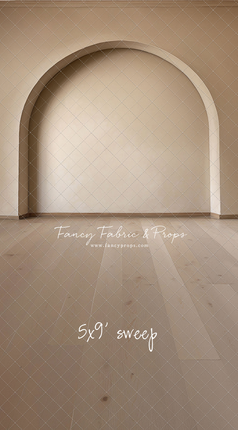 Classic Cream Alcove - Wood Floor - With Sweep Option