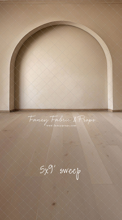 Classic Cream Alcove - Wood Floor - With Sweep Option