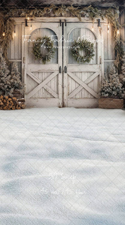 Classic Winter Barn - with Sweep Option