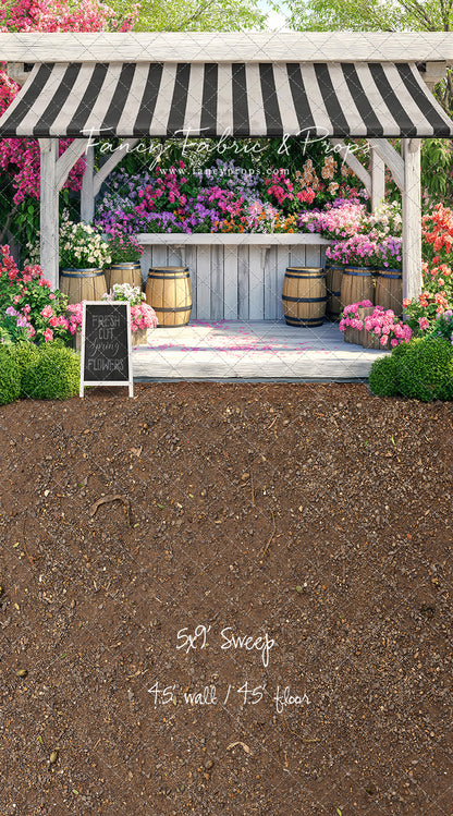 Country Spring Flower Shoppe - With Sweep Option