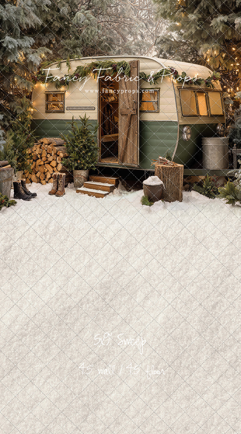 Cozy Camper Christmas - with Sweep Option