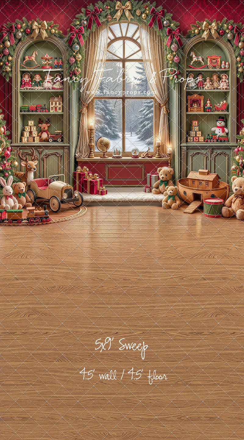 Darling Damask Christmas - with Sweep Option